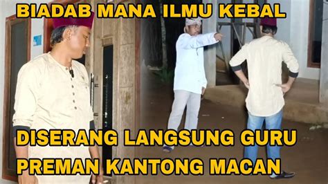 Guru Preman Kantong Macan Hadang Di Depan Rumah Dang Rajo Terbaru