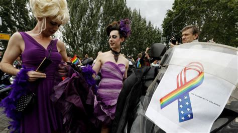 Thousands Gather For Paris Lgbt Pride Parade Amid Tight Security