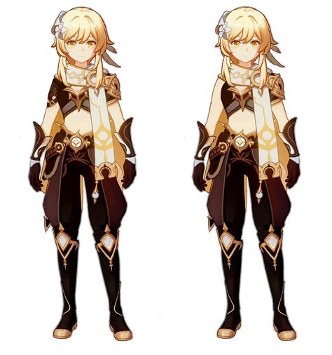 I Attempted To Put Lumine In An Outfit Closer To Aethers Rgenshinimpact