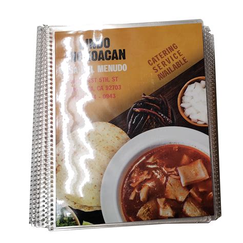 Laminated Menu Kmz Prints
