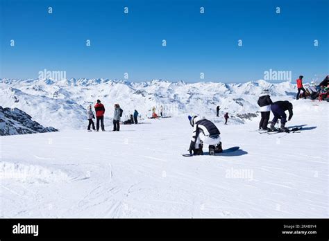 Val Thorens Ski Resort Mountains And Pistes Three Valleys Savoie