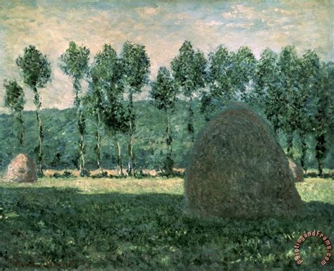 Claude Monet Haystacks near Giverny painting - Haystacks near Giverny ...