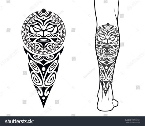 4,184 Polynesian Tattoo Leg Images, Stock Photos & Vectors | Shutterstock