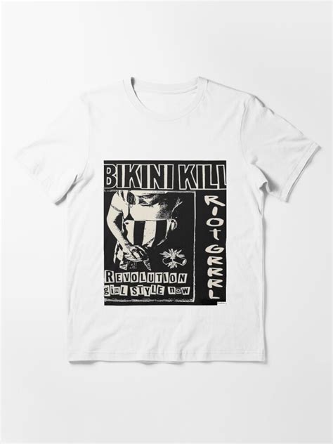 Bikini Kill Riot Grrrl Poster Essential T Shirt For Sale By