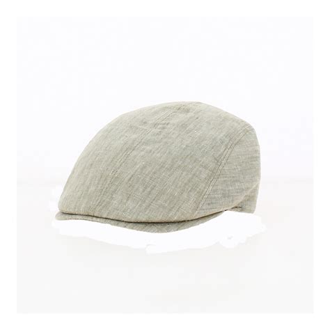 Casquette Plate Lin Beige Traclet R F Rence