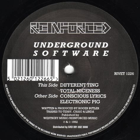 Different Ting By Underground Software EP Breakbeat Hardcore