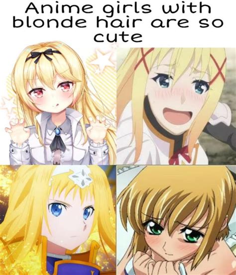 Kawaii Blonde Haired Anime Girls R Animemes