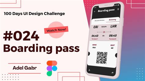 Create Boarding Pass Page With Figma Daily UI Design Challenge 024