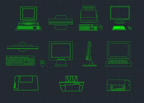 Computer Cad Block Autocad Free Cad Block Symbol And Cad Drawing