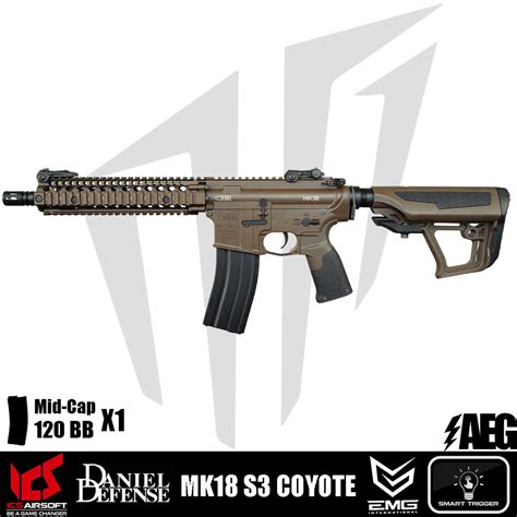 ICS Airsoft MK18 S3 Airsoft Tüfeği – Bronz - Armorion.com