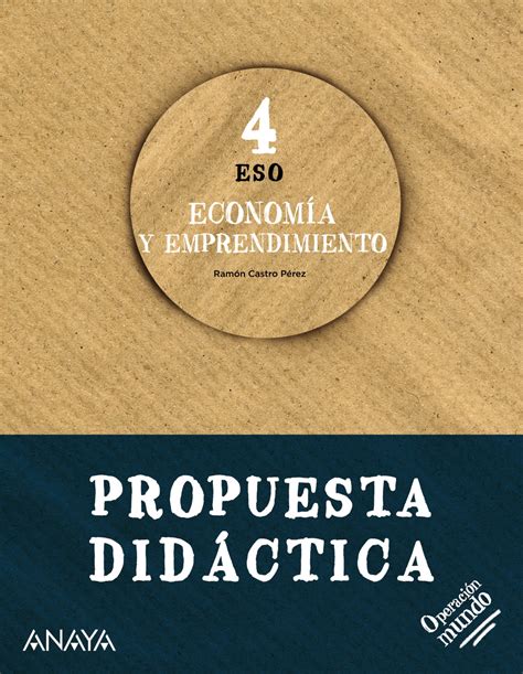 Econom A Y Emprendimiento Propuesta Did Ctica