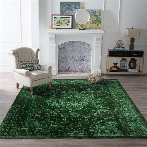 20+ Green Rugs For Living Room - PIMPHOMEE