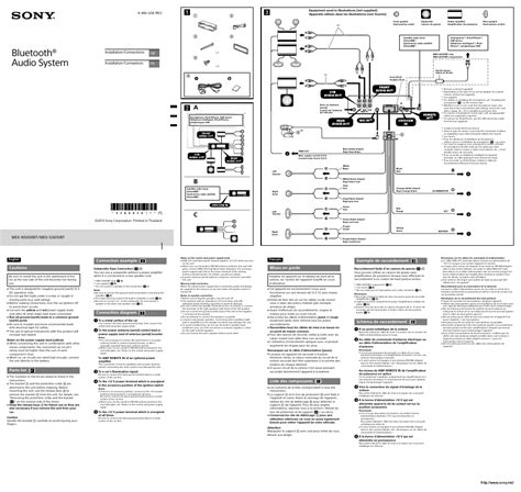 Sony Mex N5300Bt Wiring Diagram - Knittystash.com