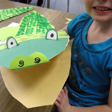 Cassie Stephens In The Art Room Croc O Nile Puppetry