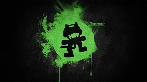 Wallpaper Logo Musik Monstercat Coretan X Memoalpha