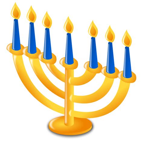 Vector Illustration Of Hanukkah Candles Free Svg