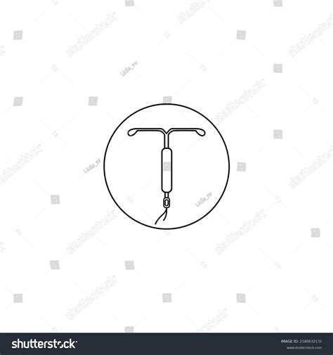 Intrauterine Device Iud Contraception Concept Pregnancy Stock Vector