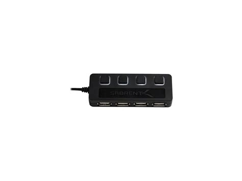 Sabrent 4-PORT USB 2.0 HUB with Power Switches – Jamsoe Components