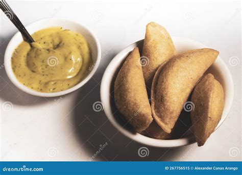 Fried Empanadas Typical Colombian Food Stock Image Image Of American