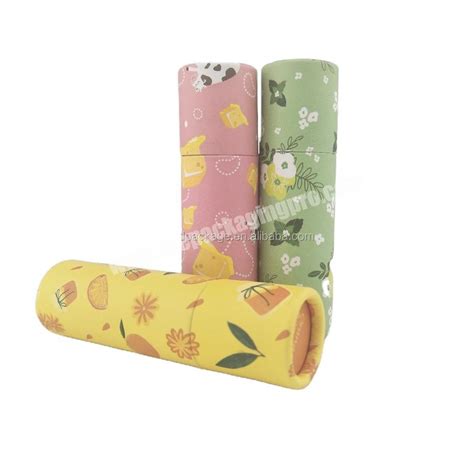 Eco Packing Twist Up Paper Lip Balm Tube