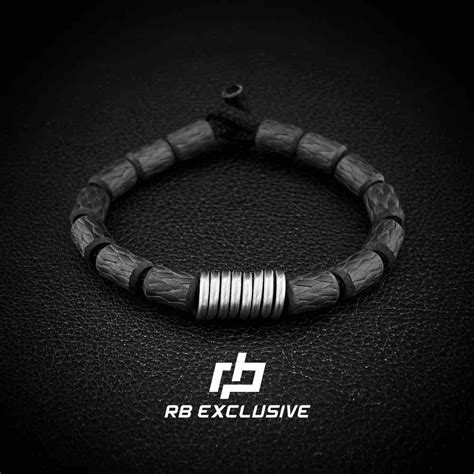 Carbon Armband Acciaio Rb Exclusive