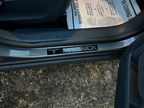 New Ford Maverick Door Sill Decal Set With Logo For Door Etsy