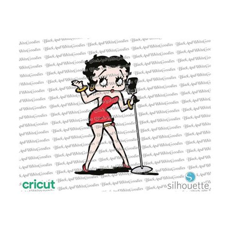 Betty Boop Svg Layered Svg Cricut Cut File Cutting File Inspire