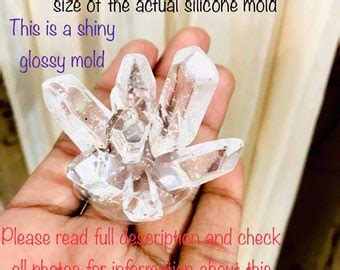 Crystal Cluster Resin Mold Natural Crystal Silicone Mold Quartz Gem