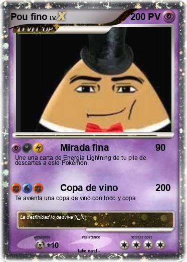 Pok Mon Pou Fino Mirada Fina Mi Carta Pok Mon