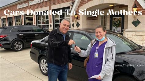 Cars Donated To Single Mothers