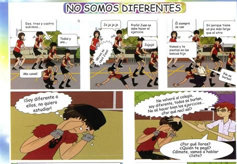 Historieta Sobre El Bullying Corta Imagui