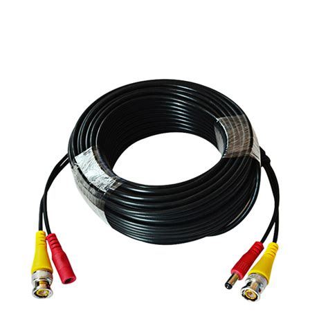 Cable de Video Armado con Conector BNC y Alimentación 20 Metros