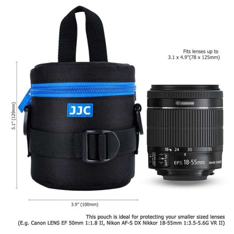 JJC Deluxe Lens Case For Lens Size Below 3 1 X 4 9 JJCFOTO