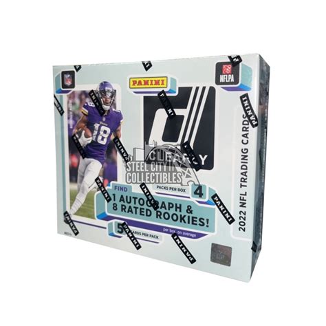 2022 Panini Clearly Donruss Football Hobby Box Steel City Collectibles