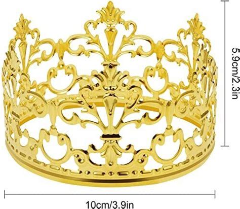 Vintage Gold Crown Cake Topper Happy Birthday Topper Party Small Ebay