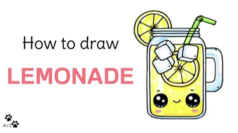 How To Draw Lemonade Easy Youtube