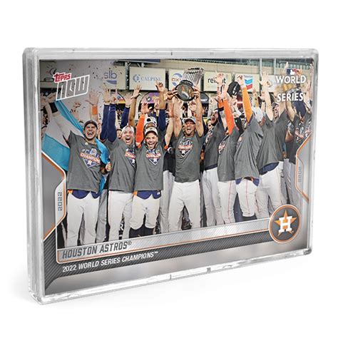 2022 Topps Now Houston Astros World Series Checklist Set Info