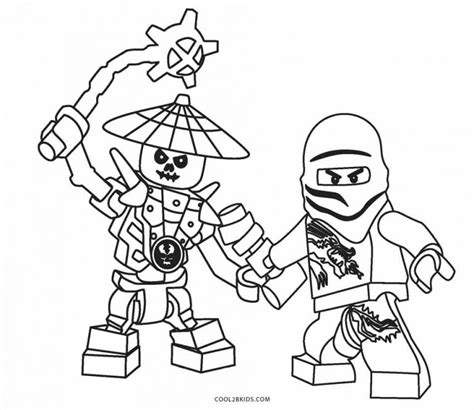 Desenhos de Ninjago para colorir Páginas para impressão grátis