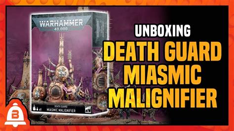 Bols Unboxing Death Guard Miasmic Malignifier Warhammer 40 000