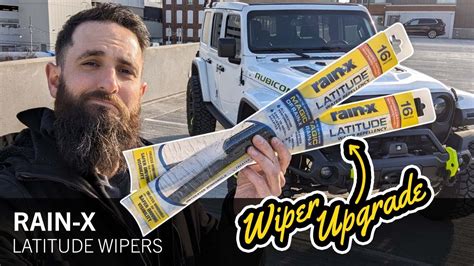 Easy Wiper Upgrade Installing Rain X Latitude Windshield Wipers On Jeep Jljt Youtube