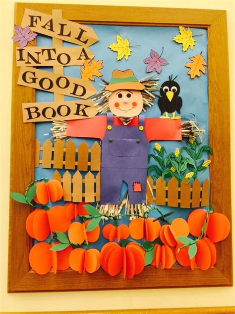 Fall Into A Good Book Display At Our Columbia Branch Halloween