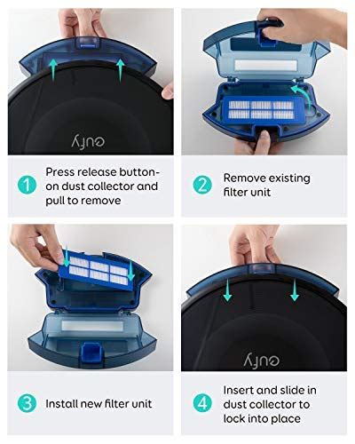 Eufy Robovac Replacement Filter Set Robovac S Max Robovac C Max