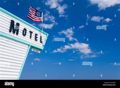 United States Maine York Nevada Motel Old Decoration Sign And American