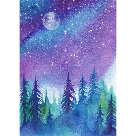 Moon Painting - Etsy