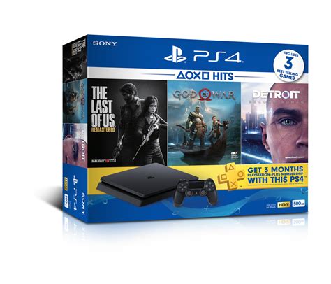 SONY PS4 Slim Hits Bundle / Playstation 4 Slim – 1TB Game Console – Jet ...