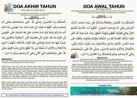 Inilah Doa Akhir Tahun Hijriyah Dan Awal Tahun Serta Cara Bacanya