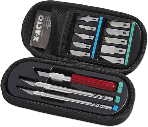 X ACTO Basic Hobby Knife Set With 3 Handles And 13 Blades Includes