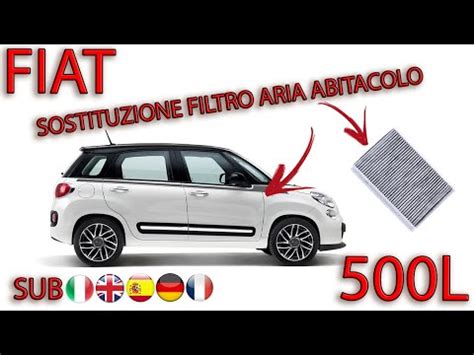 Fiat L Sostituzione Filtro Aria Abitacolo Youtube