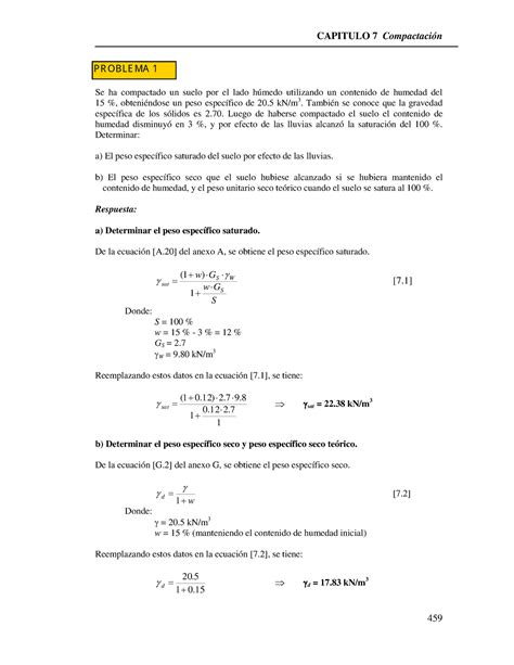 Sesion 6 Ejercicios Aplicativos De Compactacion CAPITULO 7