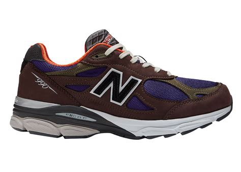 New Balance 990v3 Made In USA Brown Purple M990BR3 KicksOnFire